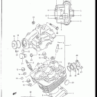 DR100 Головка цилиндра