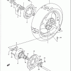 GSX-R750 Rear wheel (model l)
