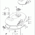 GSX-R750 Fuel tank (model k)