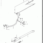 DR125 1986-1988 Подножки