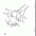 DR200 1986-1988 Рама