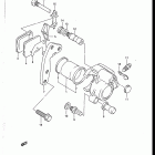 DR125 1986-1988 Передний суппорт тормозной