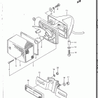 SP200 1986-1988 Задний фонарь