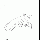 RM125 1986-1988 Переднее крыло