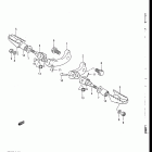 DR200 1986-1988 Подножки