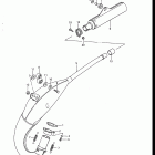 RM125 1986-1988 Muffler (model g)