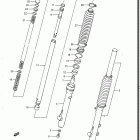 DR125 1986-1988 Передняя вилка