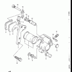 DR200 1986-1988 Передний суппорт тормозной