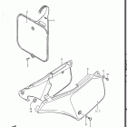 RM125 1986-1988 Обтекатель рамы