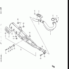 DR200 1986-1988 Глушитель