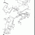 DR125 1986-1988 Заднее крыло