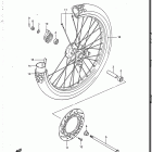 SP125 1986-1988 Переднее колесо
