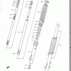 SP125 1986-1988 Передняя вилка