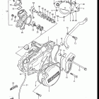 RM125 1986-1988 Crankcase cover- water pump