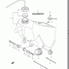 RM250 1988 Топливный бак