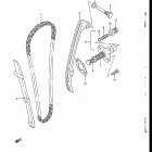 DR200 1986-1988 Цепь ГРМ