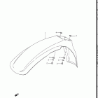 RM250 1988 Переднее крыло