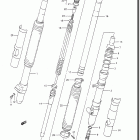 RM250 1988 Передняя вилка
