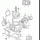 RM125 1986-1988 Cylinder (model h / j)
