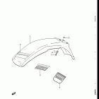 DR200 1986-1988 Переднее крыло