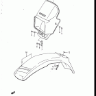 SP125 1986-1988 Headlamp cover - front fender (model g)