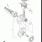SP125 1986-1988 Коленвал