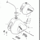 SP200 1986-1988 Fuel tank (model g / h)