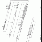 DR200 1986-1988 Передняя вилка