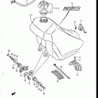 RM250 1986-1987 Топливный бак