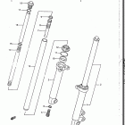RB50 1987 Передняя вилка