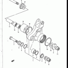 RM250 1986-1987 Cushion lever (model g)