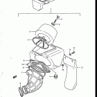 RM250 1986-1987 Air cleaner (model h)