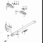 RM250 1986-1987 Stand - footrest