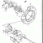 RB50 1987 Заднее колесо
