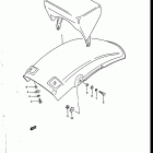 RM250 1986-1987 Заднее крыло