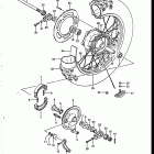RM250 1986-1987 Rear wheel (model g)