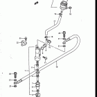 RM250 1986-1987 Rear master cylinder (model h)