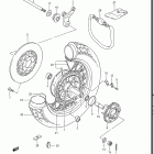 GV1200GLF, GLF2, GLG 1985-1986 Заднее колесо
