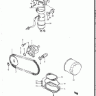 VS700GLF, GLP, GLEF, GLEP 1986-1987 Масляный и топливный насос
