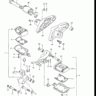 GV1200GLF, GLF2, GLG 1985-1986 Подножки
