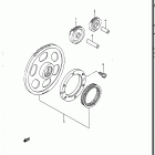 VS700GLF, GLP, GLEF, GLEP 1986-1987 Муфта стартера