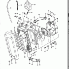 VS700GLF, GLP, GLEF, GLEP 1986-1987 Радиатор
