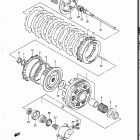 VS700GLF, GLP, GLEF, GLEP 1986-1987 Сцепление