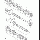 GV1200GLF, GLF2, GLG 1985-1986 Transmission (model g)