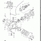 GV1200GLF, GLF2, GLG 1985-1986 Secondary drive gear (model f / f2)