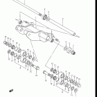 GV1200GLF, GLF2, GLG 1985-1986 Cushion lever