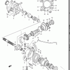 GV1200GLF, GLF2, GLG 1985-1986 Secondary drive gear (model g)