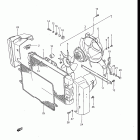 GV1200GLF, GLF2, GLG 1985-1986 Радиатор