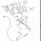 GV1200GLF, GLF2, GLG 1985-1986 Спидометр-тахометр