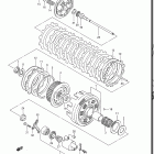 GV1200GLF, GLF2, GLG 1985-1986 Сцепление